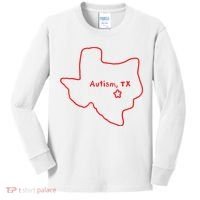 Autism Texas 2024 Kids Long Sleeve Shirt thumb 0