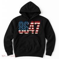 Anti Trump 8647 86 47th President US Flag Hoodie thumb 0
