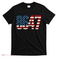Anti Trump 8647 86 47th President US Flag T-Shirt thumb 0