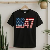 Anti Trump 8647 86 47th President US Flag T-Shirt thumb 2