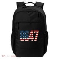 Anti Trump 8647 86 47th President US Flag Backpack thumb 0