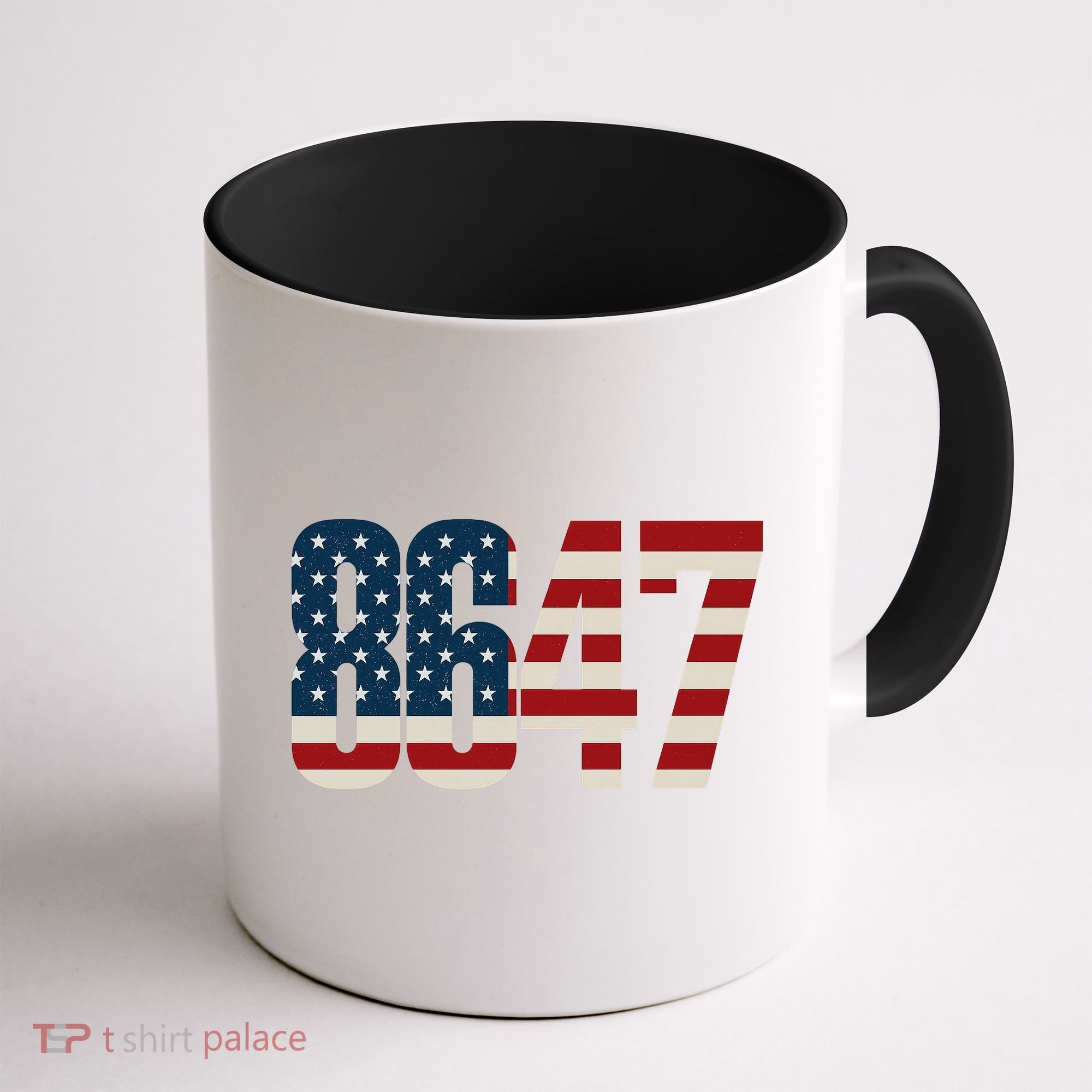 Anti Trump 8647 86 47th President US Flag Coffee Mug