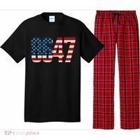 Anti Trump 8647 86 47th President US Flag Pajama Set thumb 0