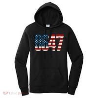 Anti Trump 8647 86 47th President US Flag Women's Hoodie thumb 0