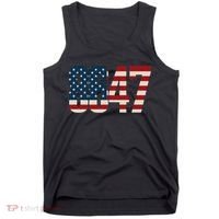 Anti Trump 8647 86 47th President US Flag Tank Top thumb 0