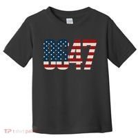 Anti Trump 8647 86 47th President US Flag Toddler T-Shirt thumb 0