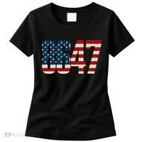 Anti Trump 8647 86 47th President US Flag Women's T-Shirt thumb 0