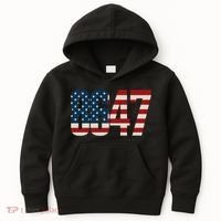 Anti Trump 8647 86 47th President US Flag Kids Hoodie thumb 0