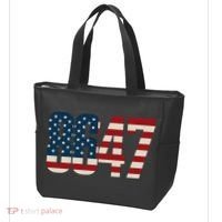 Anti Trump 8647 86 47th President US Flag Tote Bag thumb 3