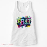 Anti Trump 8647 Floral Resist 86 47 Impeach Trump Impeach 47 Tank Top Women's Tank Top thumb 0