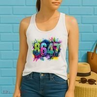 Anti Trump 8647 Floral Resist 86 47 Impeach Trump Impeach 47 Tank Top Women's Tank Top thumb 2