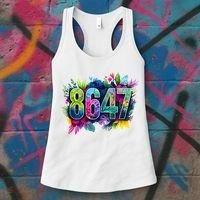 Anti Trump 8647 Floral Resist 86 47 Impeach Trump Impeach 47 Tank Top Women's Tank Top thumb 3