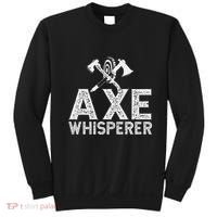 Axe Throwing Axe Whisperer Sweatshirt thumb 0