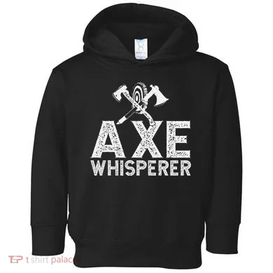 Axe Throwing Axe Whisperer Toddler Hoodie