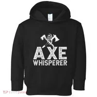 Axe Throwing Axe Whisperer Toddler Hoodie thumb 0