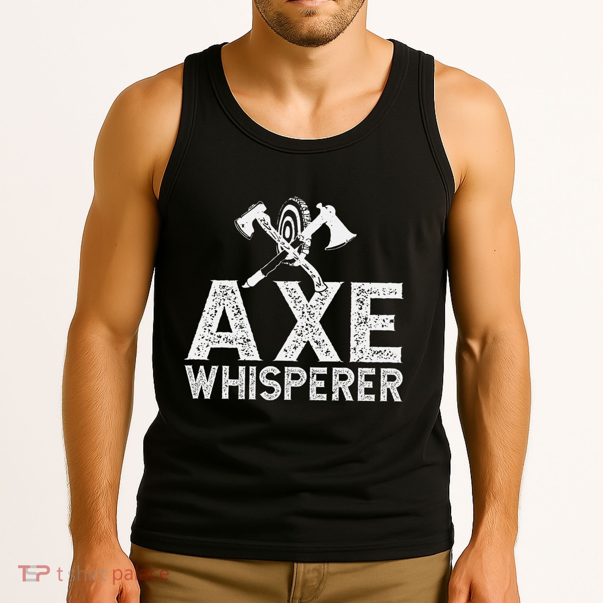 Axe Throwing Axe Whisperer Tank Top