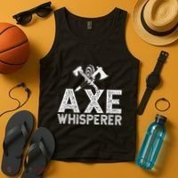 Axe Throwing Axe Whisperer Tank Top thumb 4