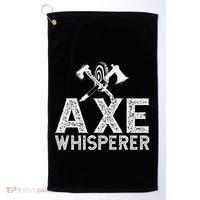 Axe Throwing Axe Whisperer Golf Towel thumb 0