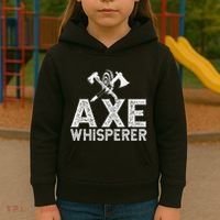 Axe Throwing Axe Whisperer Kids Hoodie thumb 3