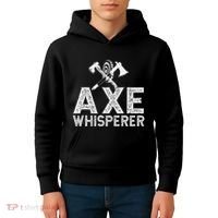 Axe Throwing Axe Whisperer Kids Hoodie thumb 4