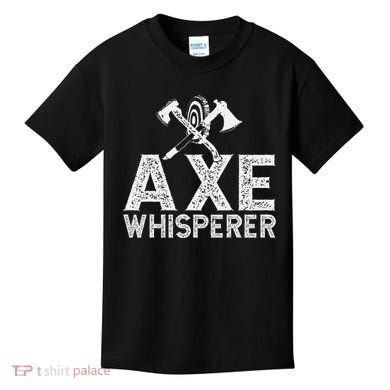 Axe Throwing Axe Whisperer Kids T-Shirt