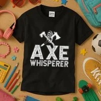 Axe Throwing Axe Whisperer Kids T-Shirt thumb 3