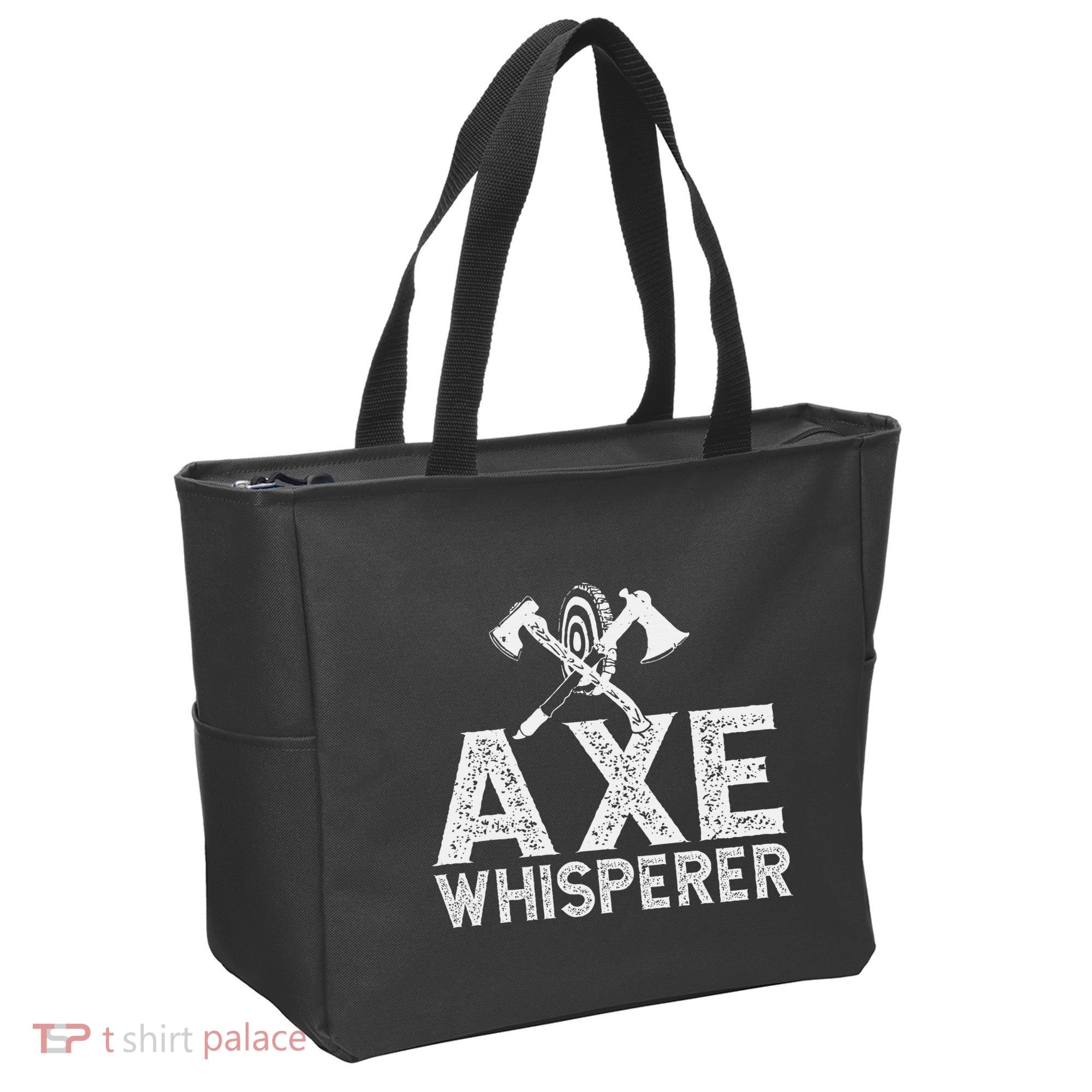 Axe Throwing Axe Whisperer Tote Bag