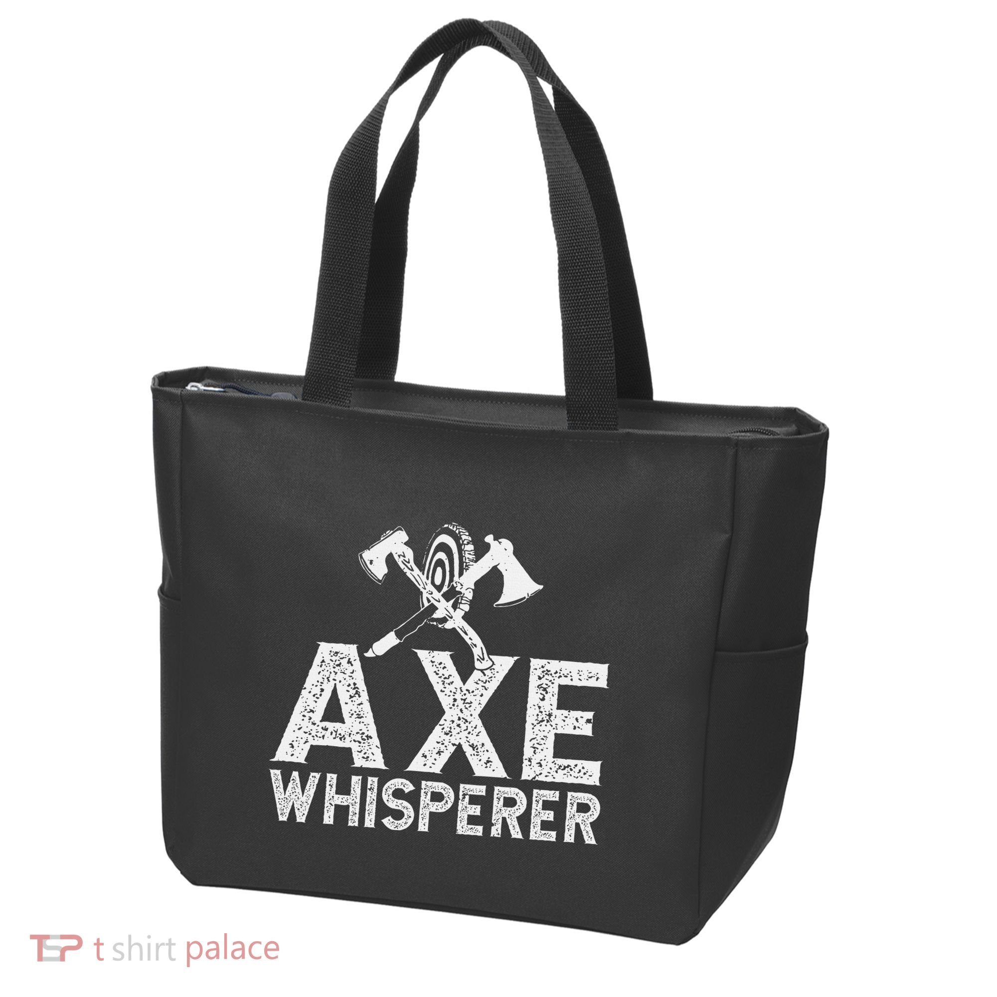 Axe Throwing Axe Whisperer Tote Bag