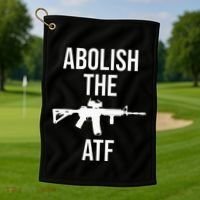 Abolish The Atf Pro Gun Golf Towel thumb 1