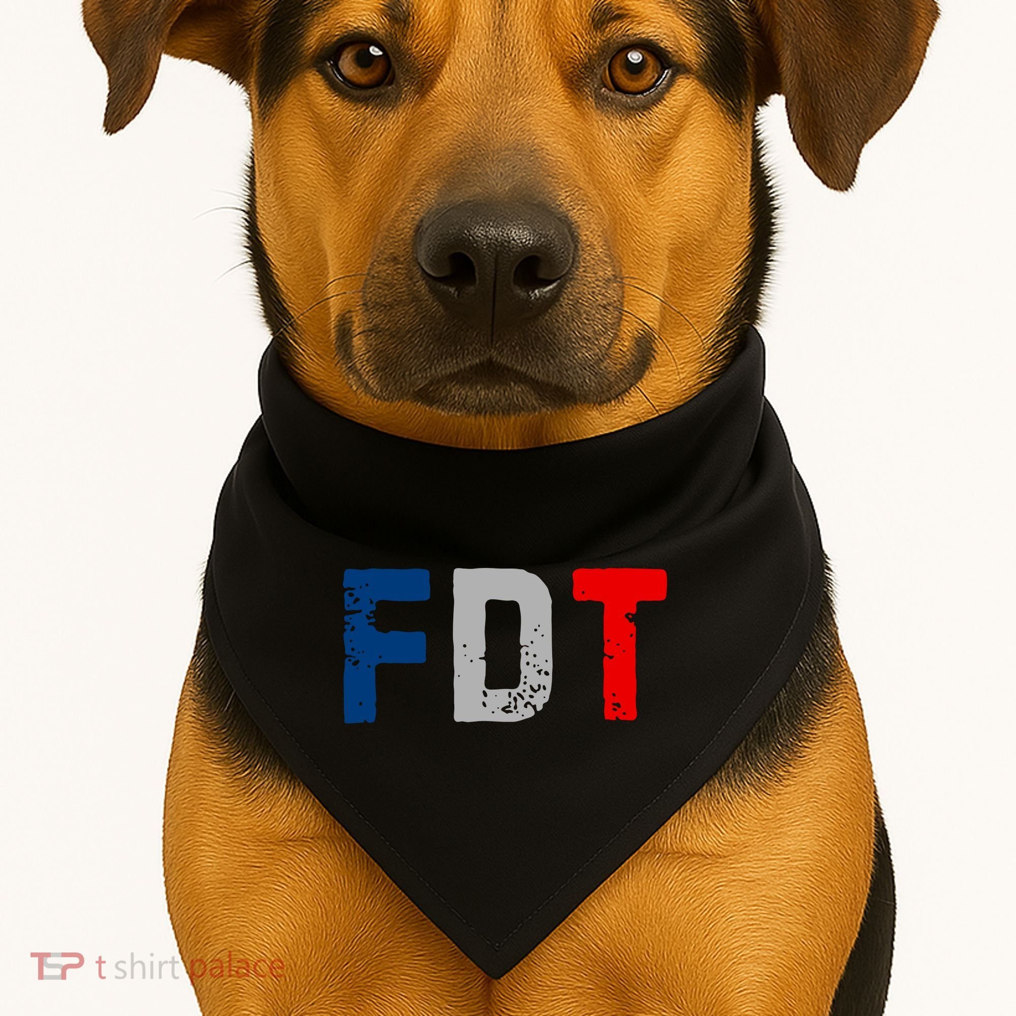 Anti Trump USA-Made Doggie Bandana