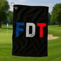 Anti Trump Golf Towel thumb 1