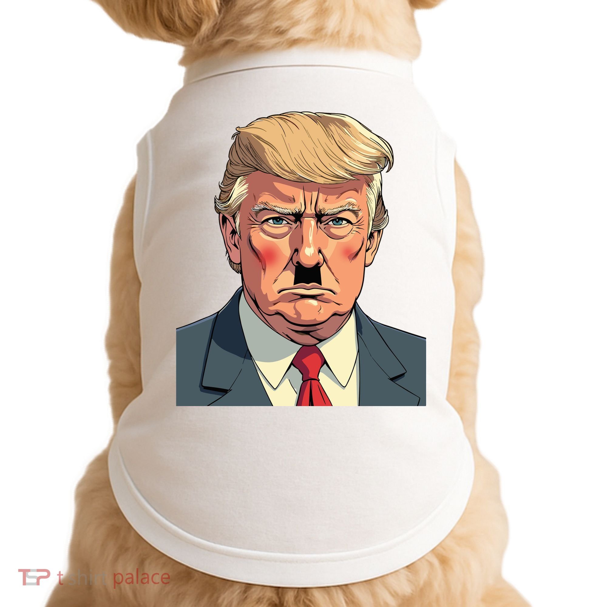 Anti Trump Activist Protest Doggie Tank