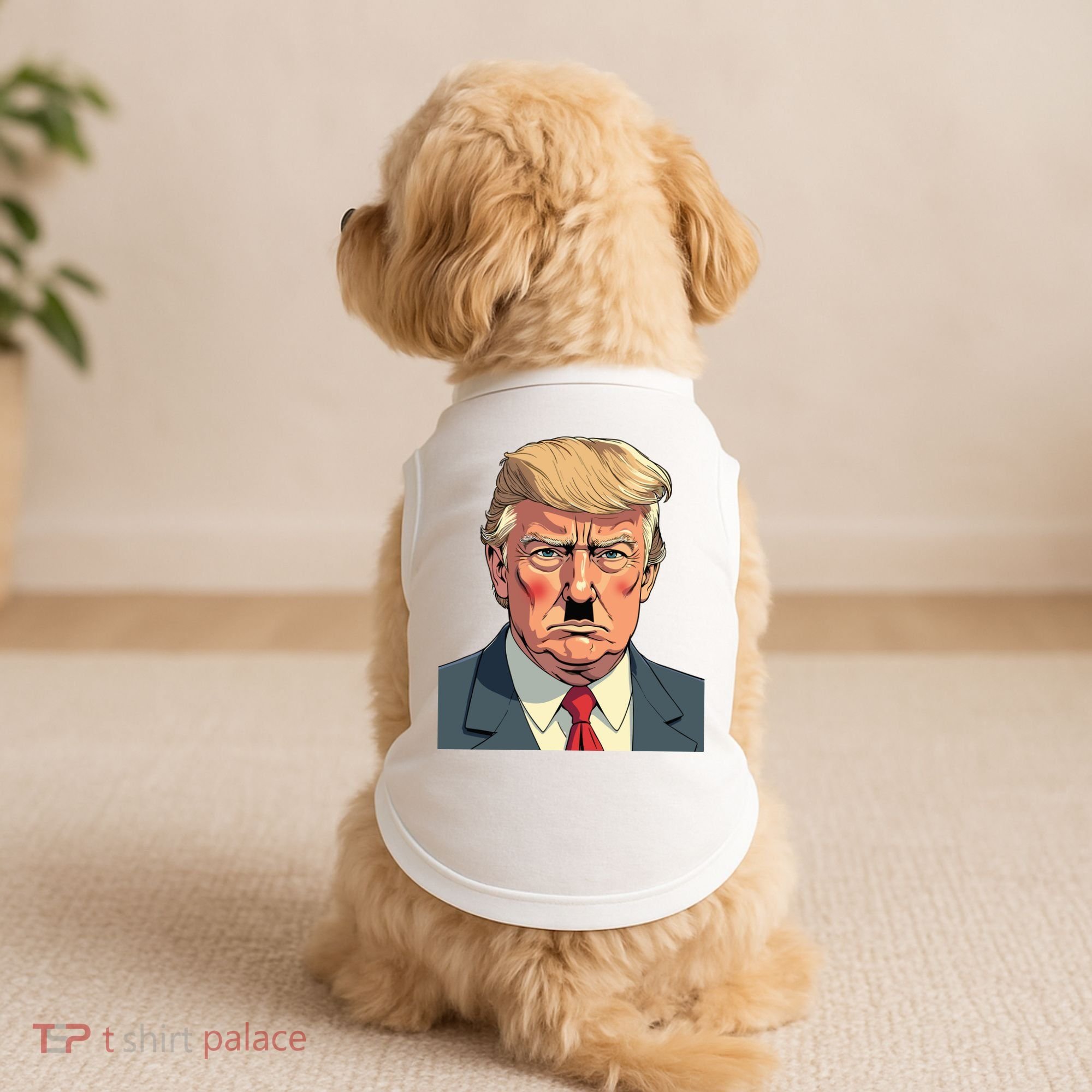 Anti Trump Activist Protest Doggie Tank