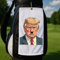 Anti Trump Activist Protest Golf Towel thumb 2