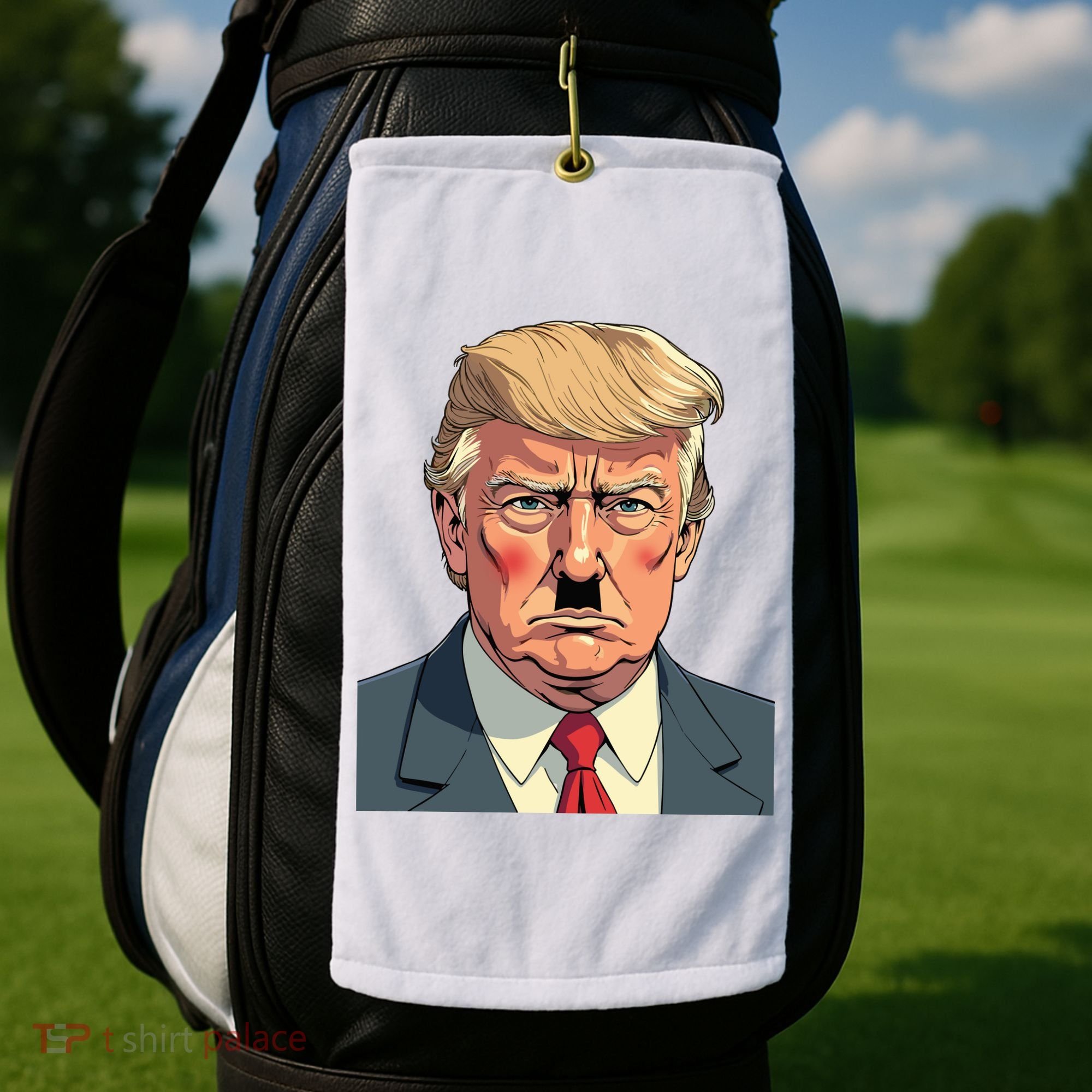 Anti Trump Activist Protest Golf Towel