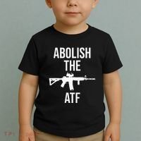Abolish The Atf Pro Gun Toddler T-Shirt thumb 2