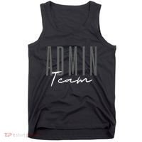 Admin Team Assistant Admin Squad Administrative Assistant Tank Top thumb 0