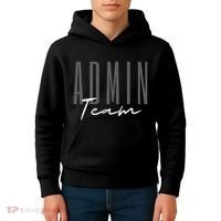 Admin Team Assistant Admin Squad Administrative Assistant Kids Hoodie thumb 4