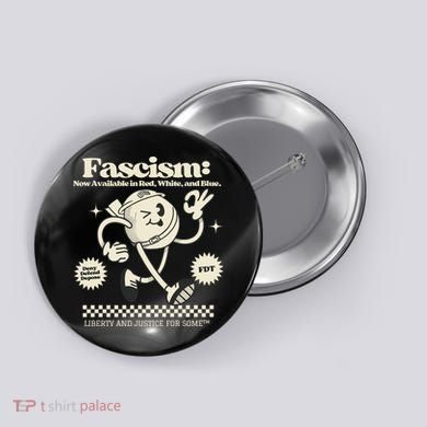 Anti Trump Anti Fascism Button