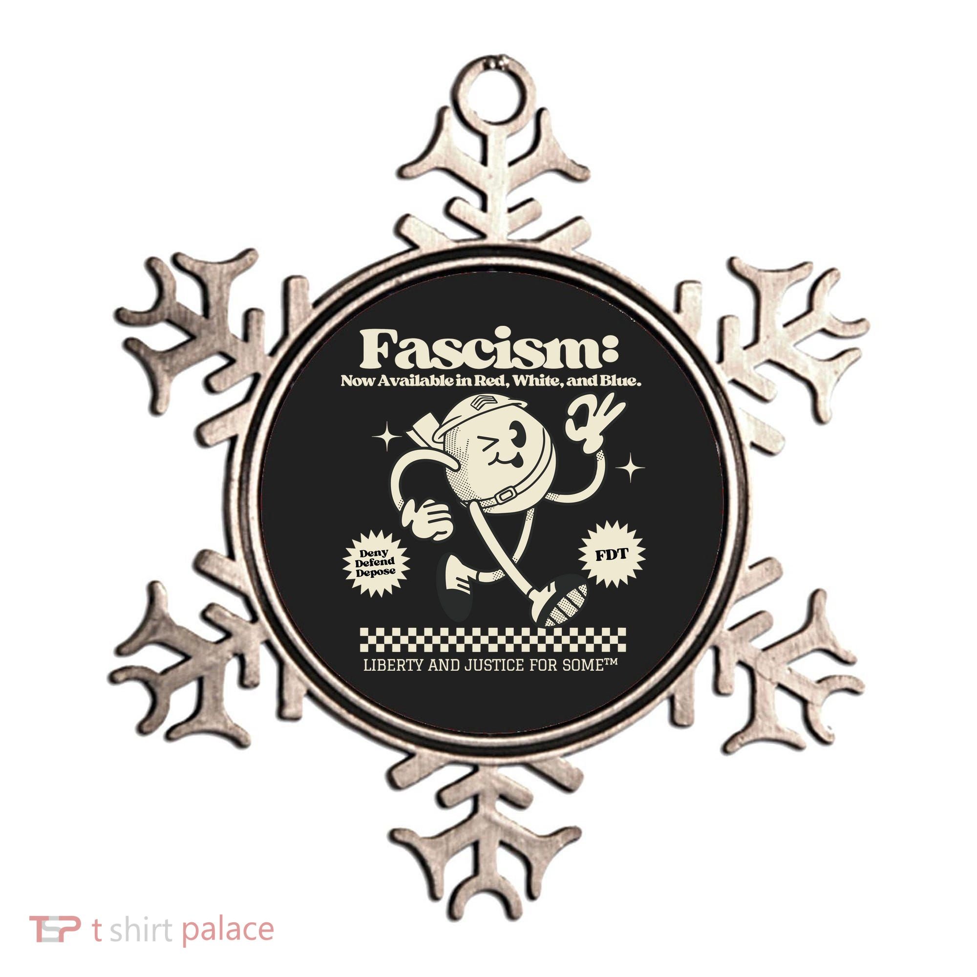 Anti Trump Anti Fascism Ornament