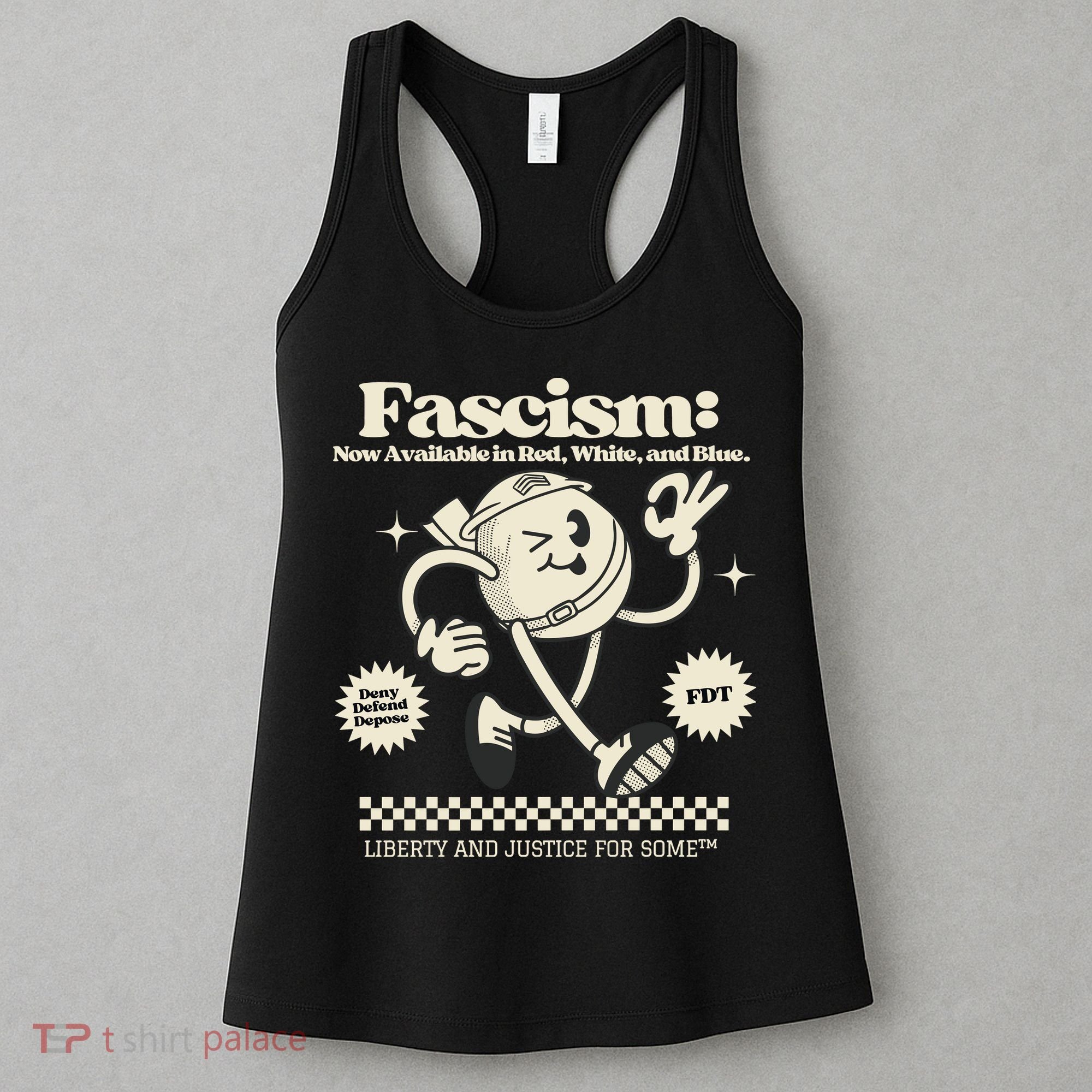 Anti Trump Anti Fascism Women's Tank Top