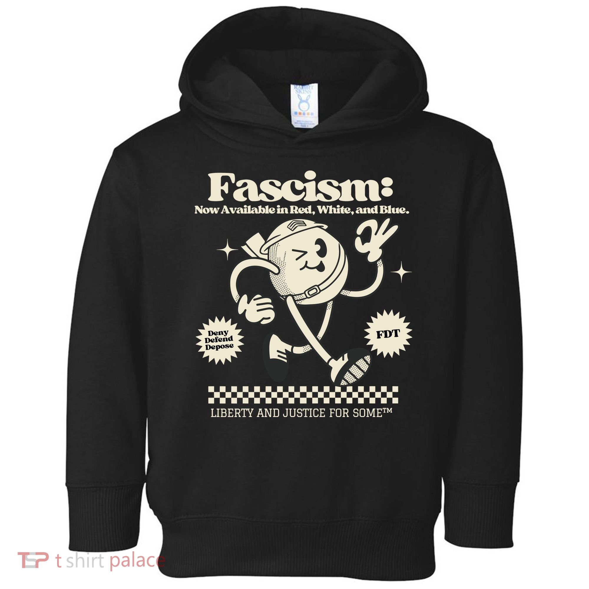Anti Trump Anti Fascism Toddler Hoodie
