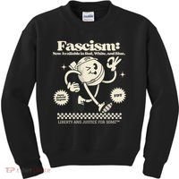 Anti Trump Anti Fascism Kids Sweatshirt thumb 0