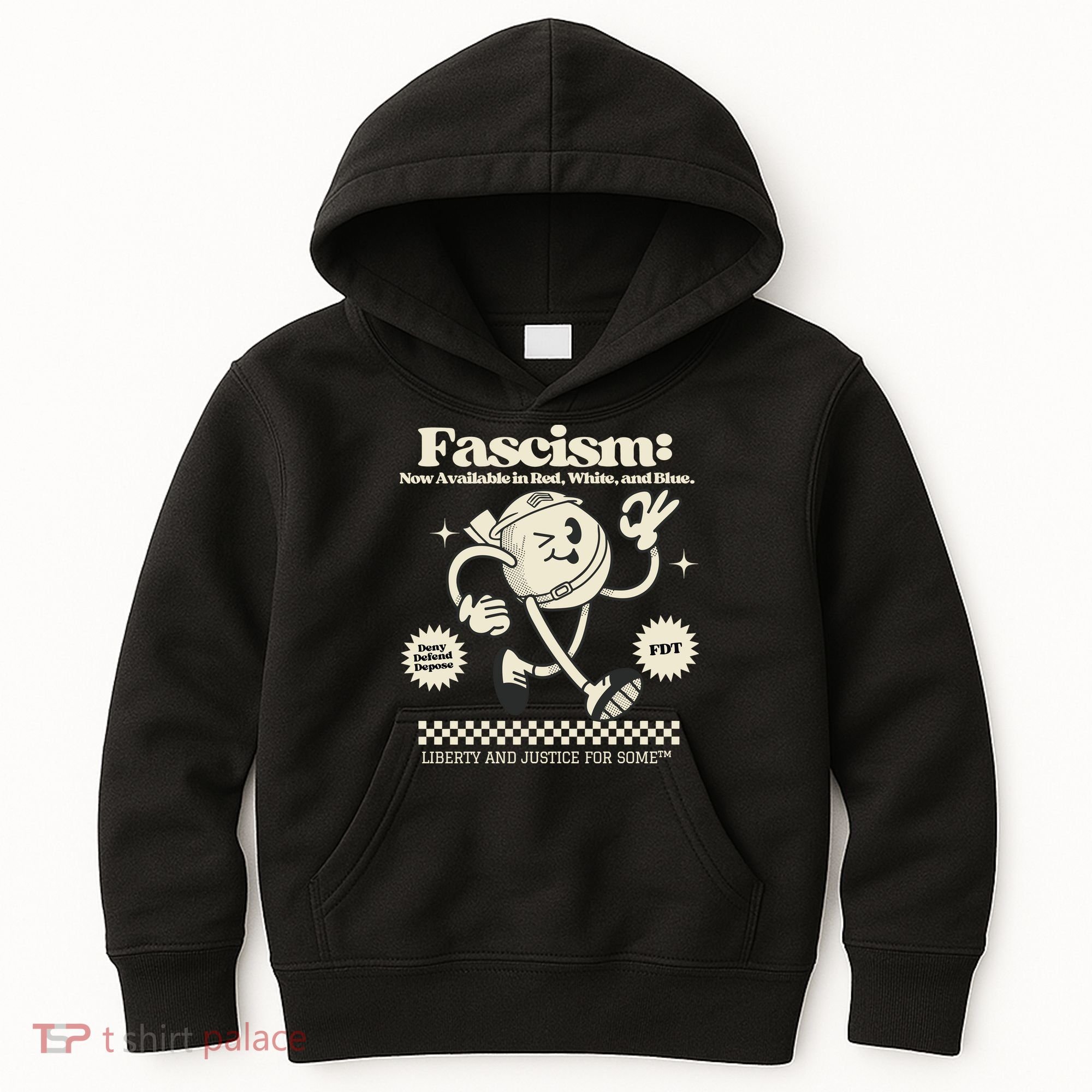 Anti Trump Anti Fascism Kids Hoodie