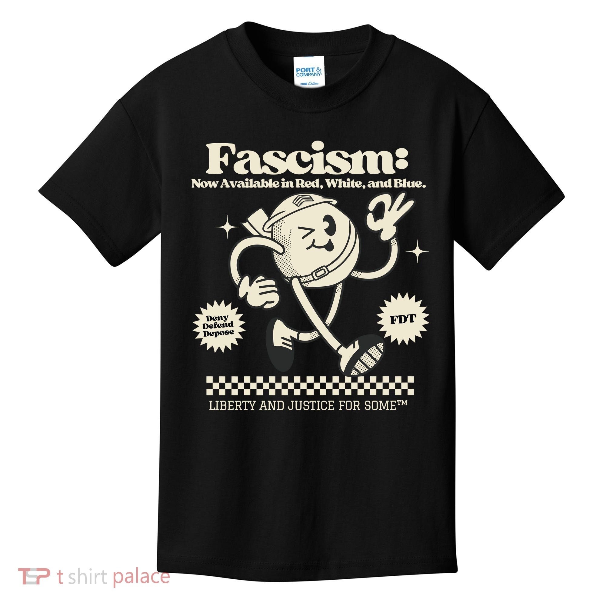 Anti Trump Anti Fascism Kids T-Shirt