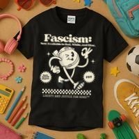 Anti Trump Anti Fascism Kids T-Shirt thumb 3