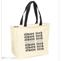 Always Tired Aesthetic Soft Grunge Goth Egirl Eboy Tote Bag thumb 2