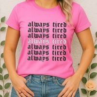 Always Tired Aesthetic Soft Grunge Goth Egirl Eboy Women's T-Shirt thumb 2