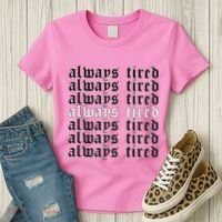 Always Tired Aesthetic Soft Grunge Goth Egirl Eboy Women's T-Shirt thumb 3