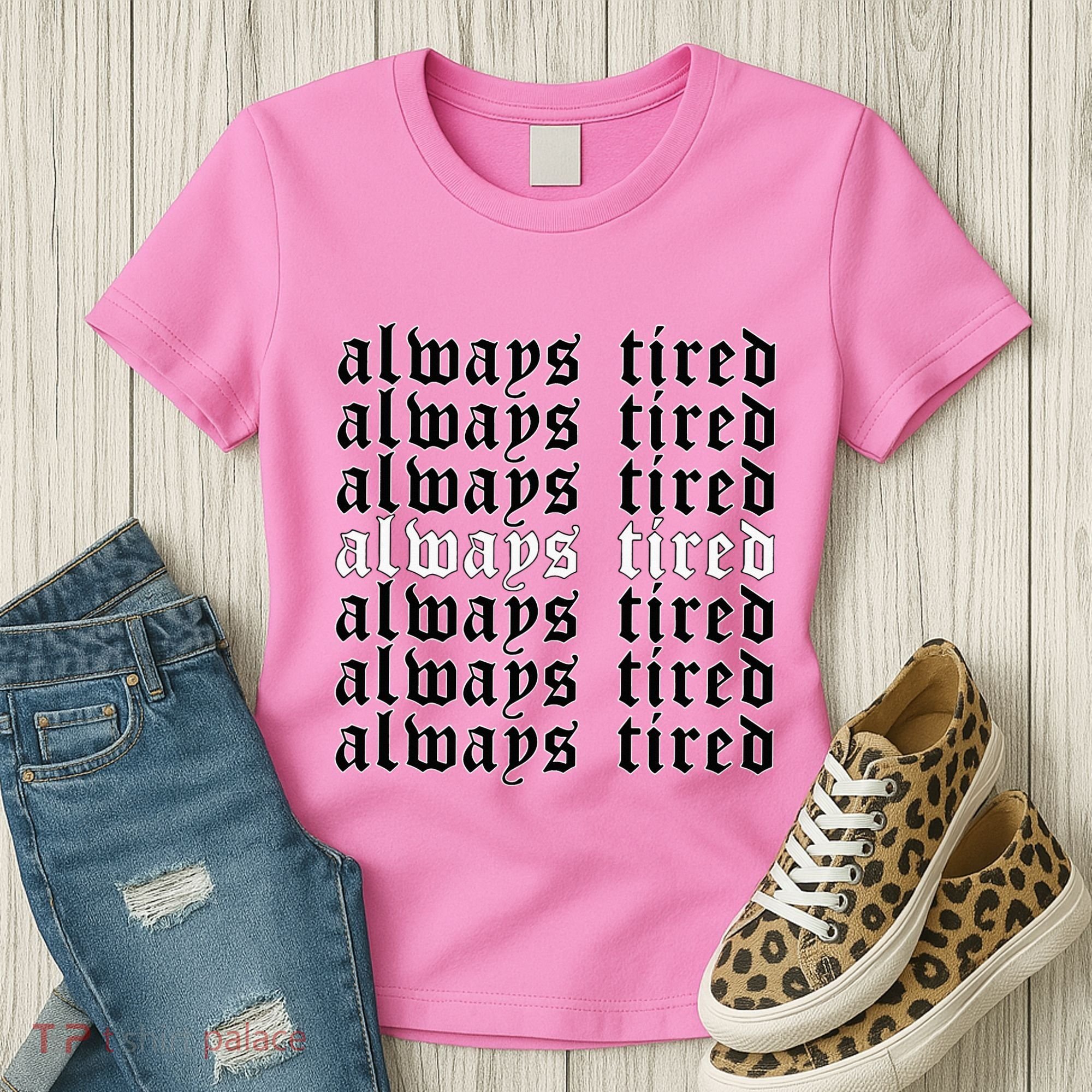 Always Tired Aesthetic Soft Grunge Goth Egirl Eboy Women's T-Shirt